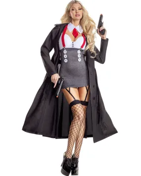 20s Gangster Babe Womens Costume