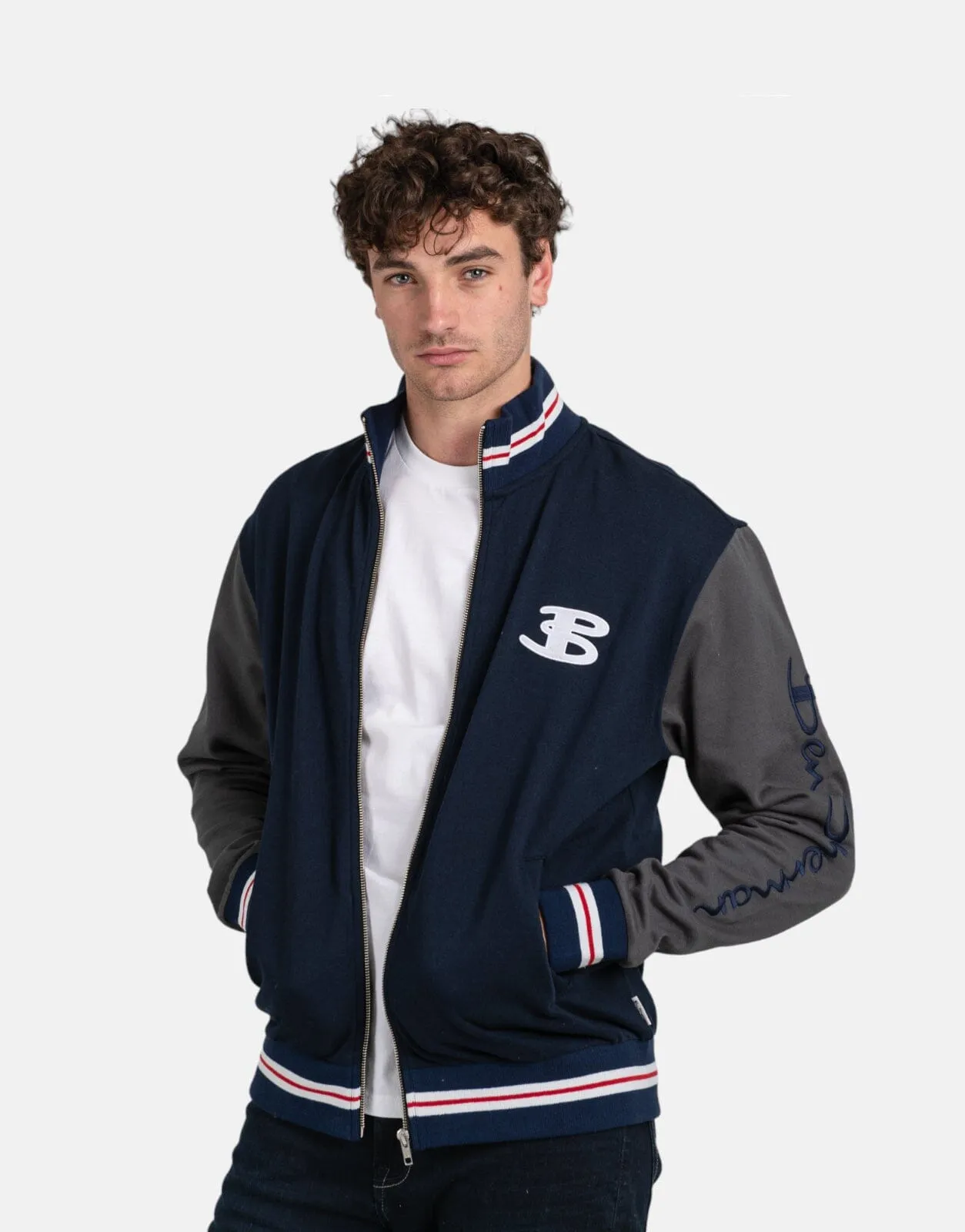 Ben Sherman Varsity Bomber Jacket NVM