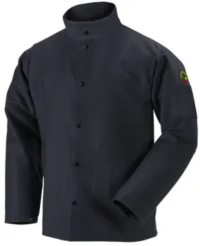 Black Stallion Welding Jacket - TruGuard 200 FR Black Cotton FBK9-30C