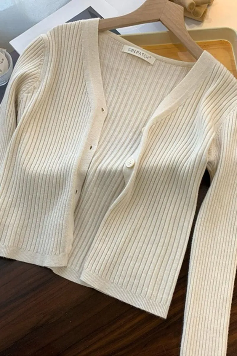 BUTTON DOWN CORDUROY LONG SLEEVE CARDIGAN