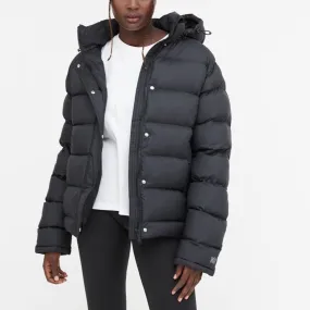 Cloud Shell Mid-Length Puffer (Jet Black)