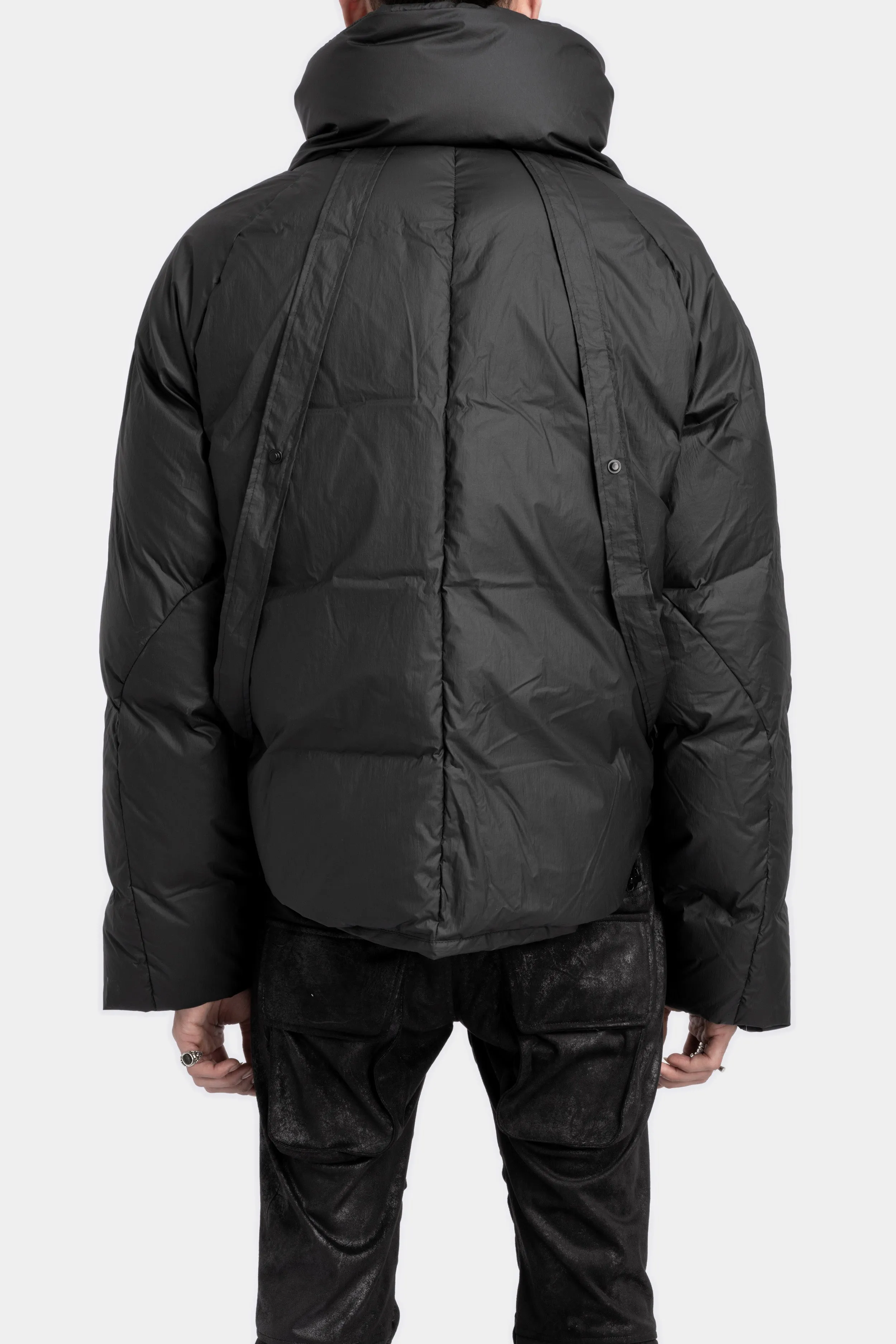 Coated retract down jacket