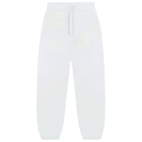 Denim Tears Men's Mono Cotton Wreath Sweatpant White