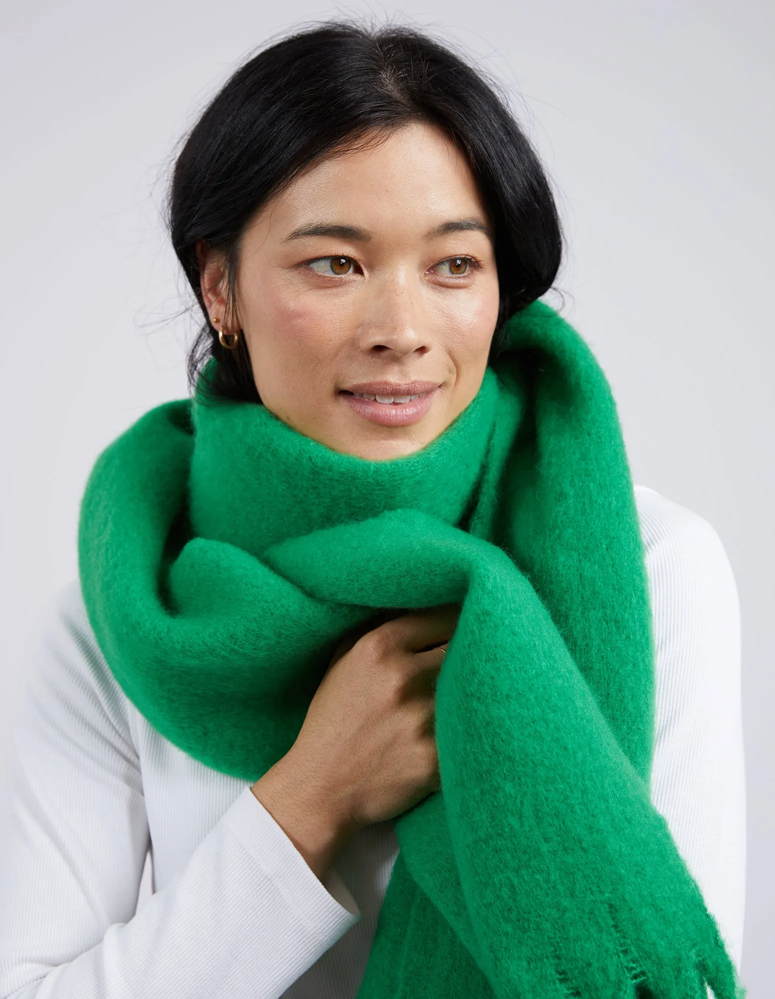 Elm Comfy Scarf Green