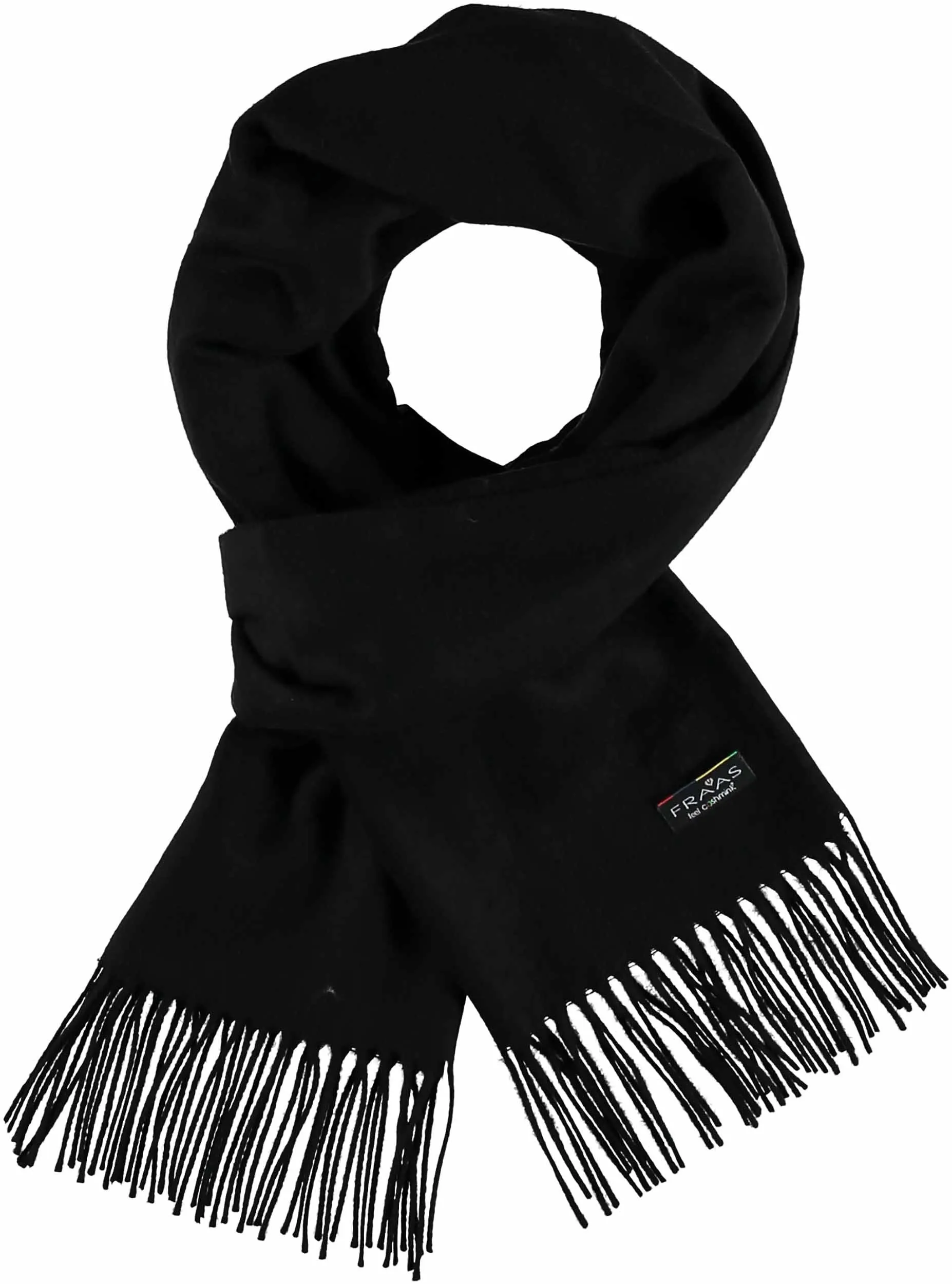 Fraas 625029 990 Black Plain Cashmink Wrap