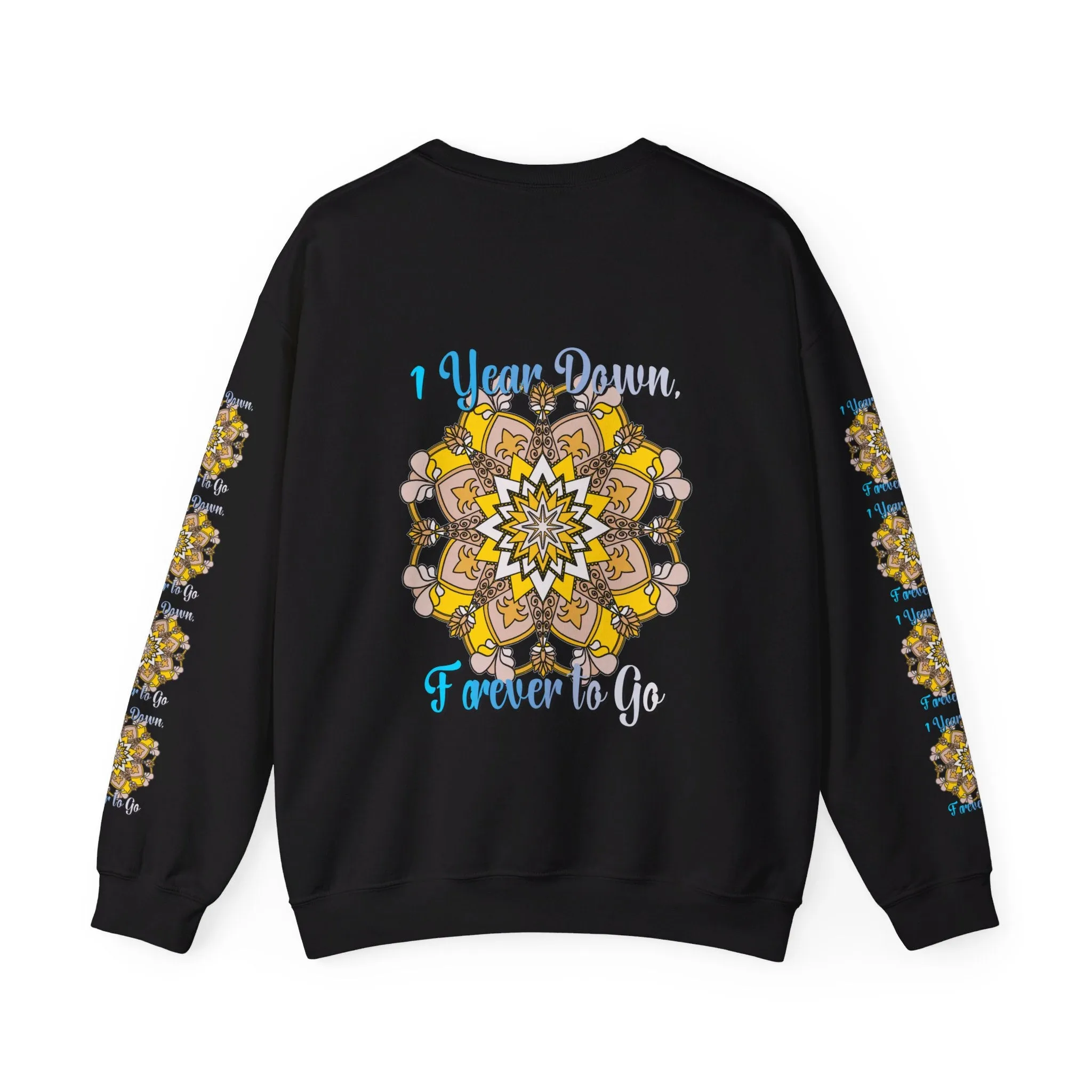 Handmade Mandala Design Sweatshirt for 1st Anniversary