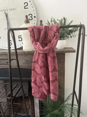 Hot Tomato Paisley Scarf