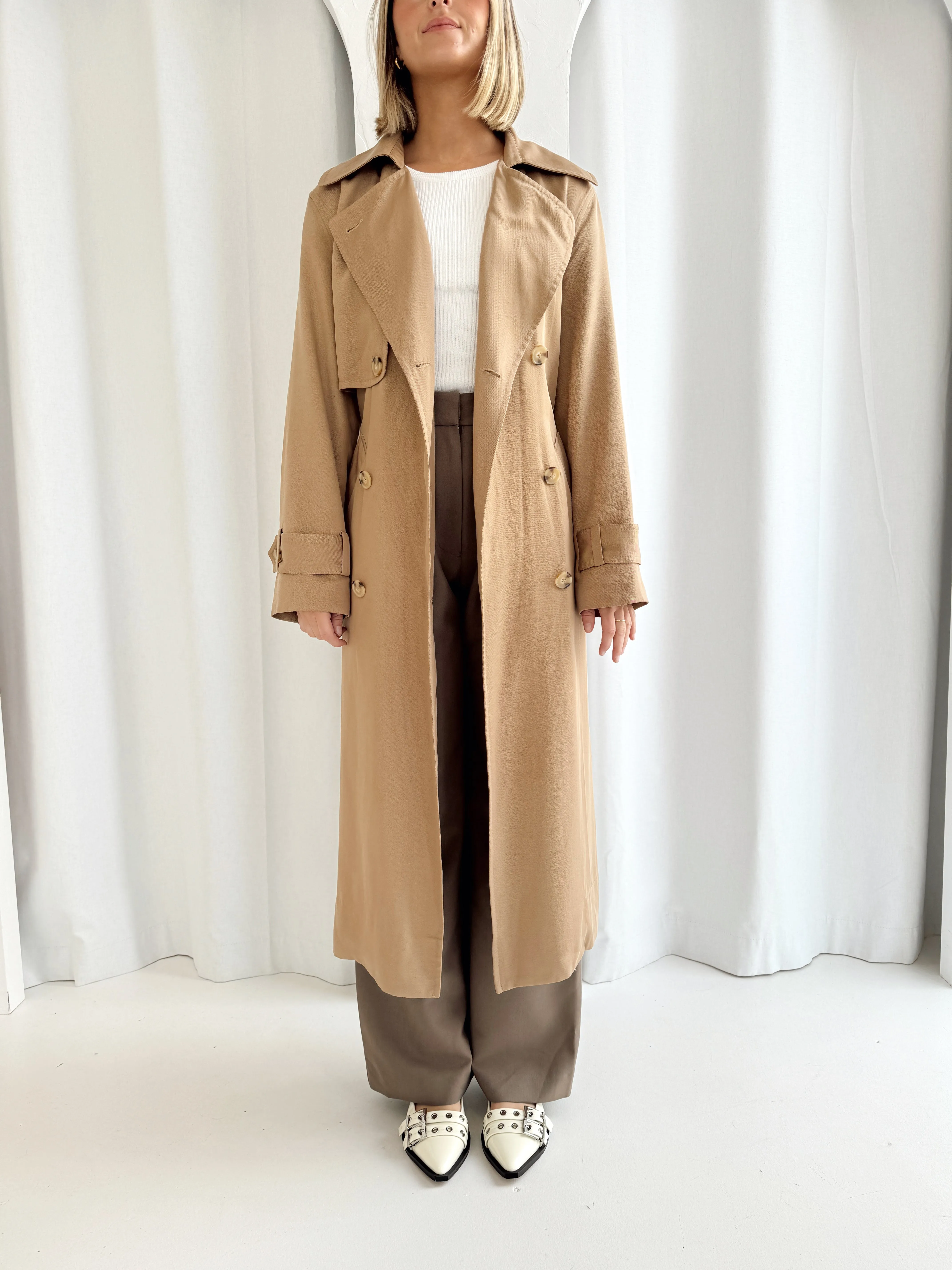 Malene Trench Coat - Camel