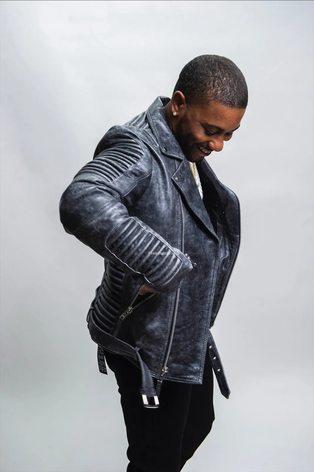 Men's Trey Biker Jacket [Space Gray]