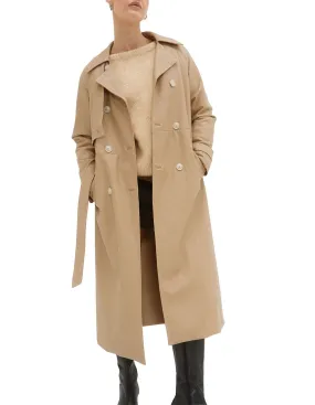 Sovere - Ascend PU Trenchcoat in Praline